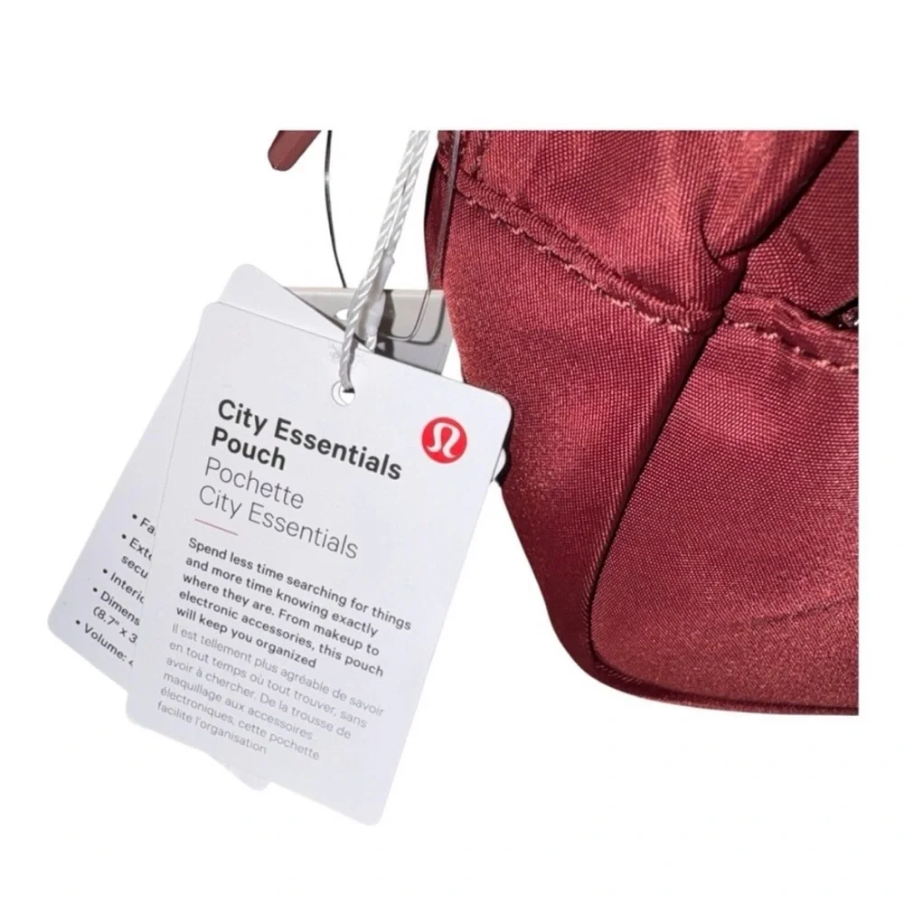 NWT Lululemon  Cranberry Pouch SOLD OUT - Picture 7 of 7